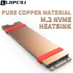 LDPCSJ M.2 NVME SSD Heastink con Nano almohadillas térmicas disipador de calor de cobre almohadilla térmica de refrigeración para M2 2280 SSD en compu