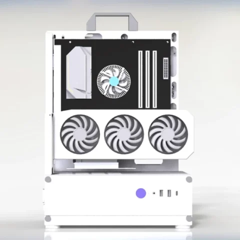 Marco de caja de ordenador de tipo abierto, estante de chasis Vertical ATX MOD DIY, Gamer de escritorio, gabinete de PC, torre, soporte para juegos AT