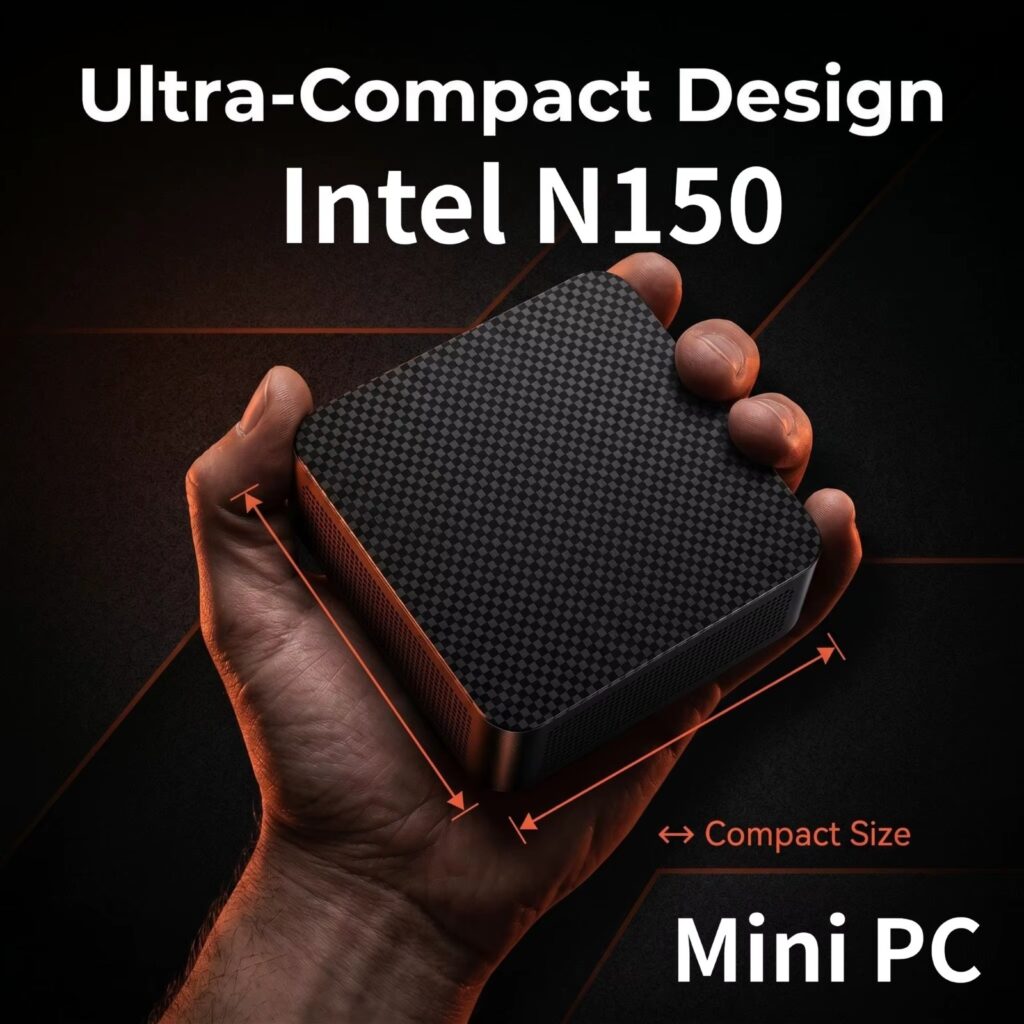 Mini PC 2026, Intel N150, 16GB RAM, 1TB SSD, WiFi 6, BT5.2
