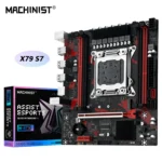Placa Base MACHINIST X79 S7 Compatible con Procesador Intel Xeon E5 v1 y v2 LGA 2011, RAM DDR3 REG ECC, Placa Base de Doble Canal