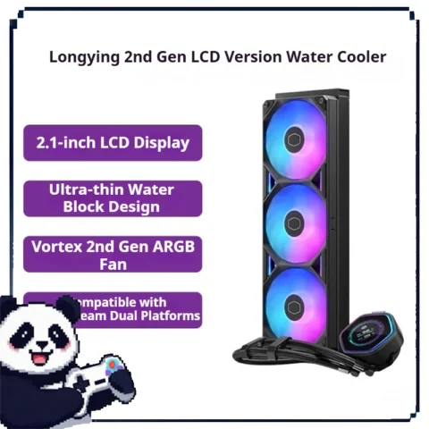 Radiador refrigerado por agua Ice God G360 de segunda generación, pantalla Lcd Argb/refrigerador de agua Aio de escritorio Cpu a base de cobre optimiz