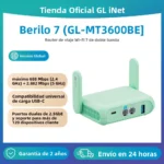Router Wi-Fi GL.iNet MT3600BE · Wi-Fi 7