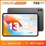 Tablet Teclast T65 de 13.4 pulgadas 2K 120Hz Android 16, PC con Unisoc T7280 Octa Core, hasta 26GB de RAM, 128GB de ROM, 8000mAh, 4G LTE