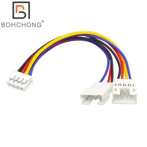 Tarjeta gráfica de vídeo VGA PH2.0 Cables adaptadores divisores de ventilador de 4 pines Mini Cables de extensión de ventilador GPU de 4 pines 15cm 30