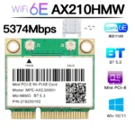 Tarjeta PCIe Wi-Fi · AX210