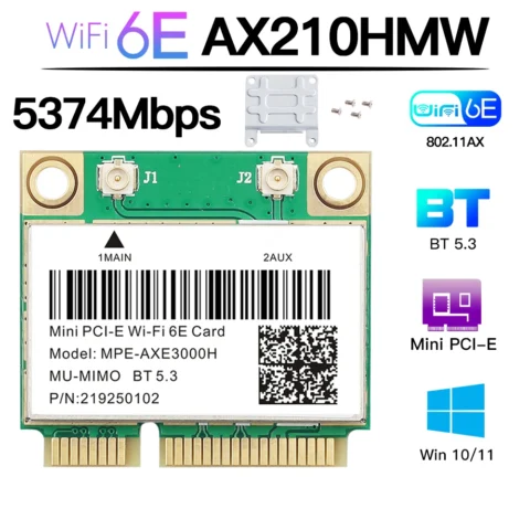 Tarjeta PCIe Wi-Fi · AX210