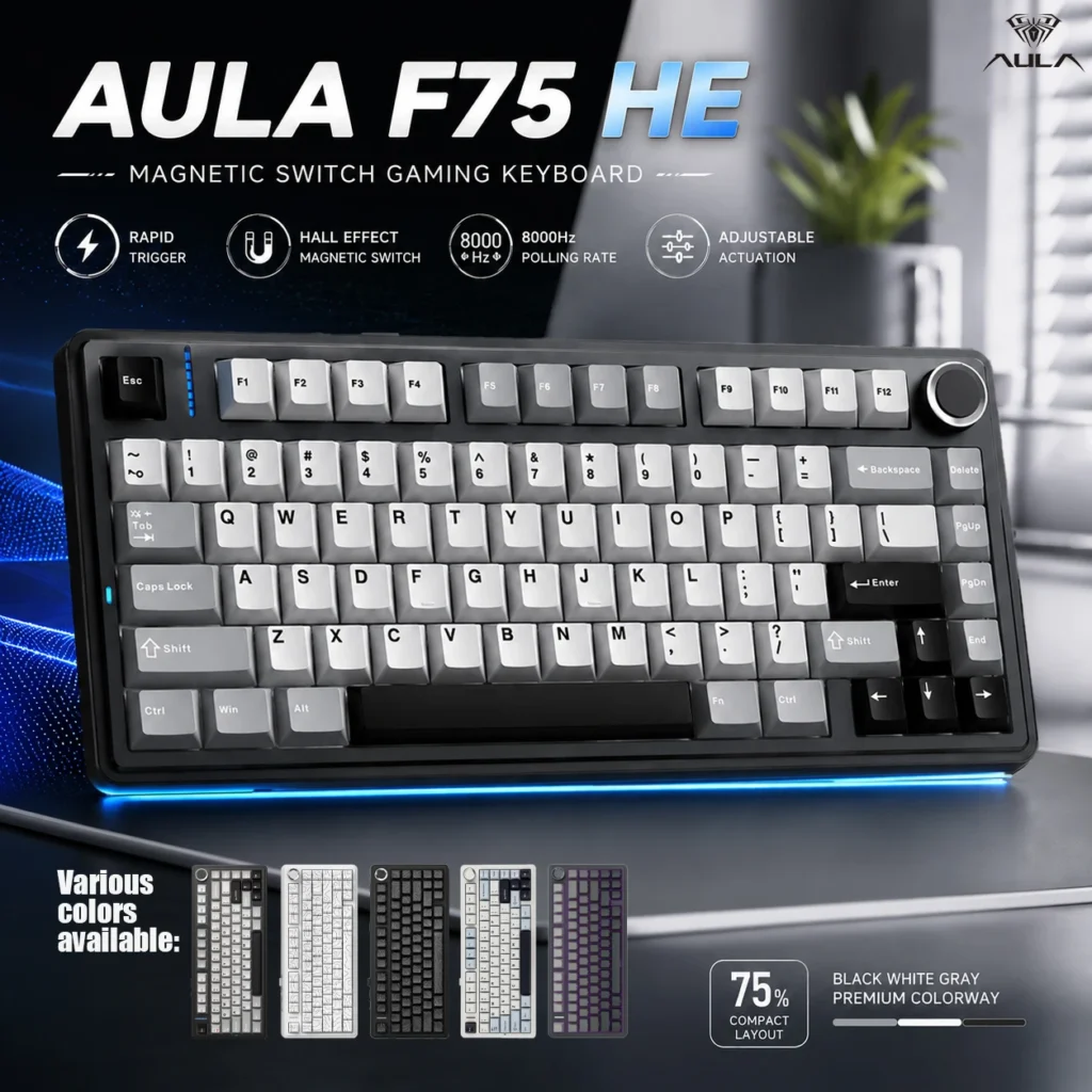 Teclado inalámbrico AULA F75