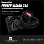 Thermalright FROZEN VISION 240 NEGRO y BLANCO AIO CPU Liquid Cooler equipado con ventiladores de rendimiento de la serie TL – K12 pantalla de 2,88 pul