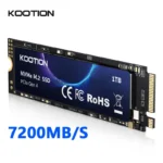 Unidad de Estado Sólido Interna KOOTION de 1 TB NVMe M2 con Disipador de Calor, M.2 Gen4, PCIe 4.0×4 2280 Original, Disco Duro para PS5, Laptop y PC
