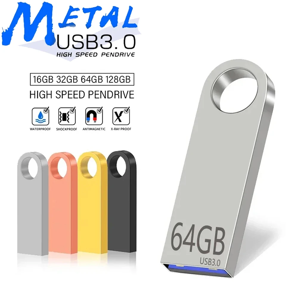USB 3.0 PenDrive 8GB 16GB 32GB Cle USB Flash Drives 64G Pendrive Memoria SSD portátil de alta velocidad Usb Stick 8GB