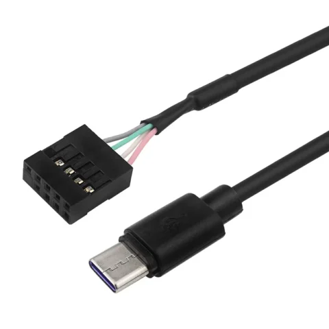 USB Type C to 9Pin Power Cable Computer Motherboard USB-C Wire PC LCD Secondary Screen Power Supply Cord Phone Charge Data Line