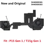 Ventilador de refrigeración de CPU, disipador de calor, nuevo y Original, radiador, refrigerador para portátil Lenovo Thinkpad P15 Gen 1 T15g Gen 1 5H