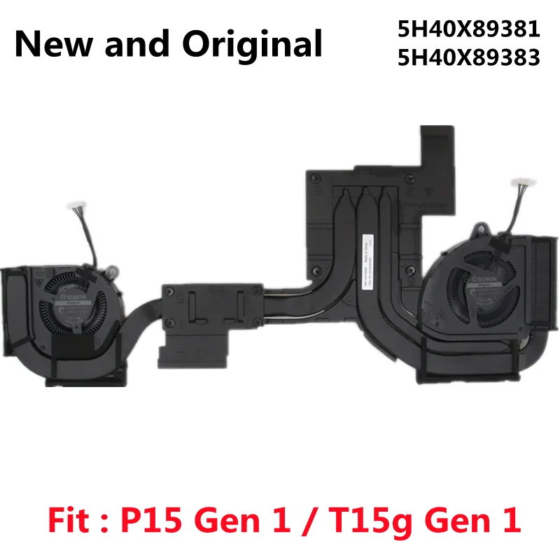 Ventilador de refrigeración de CPU, disipador de calor, nuevo y Original, radiador, refrigerador para portátil Lenovo Thinkpad P15 Gen 1 T15g Gen 1 5H