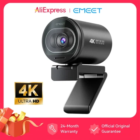 Webcam USB EMEET S600 · 60FPS · Autofocus